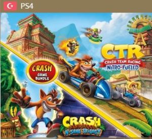 Portada del juego Crash Bandicoot™ Paketi - N. Sane Trilogy + CTR Nitro-Fueled PS4