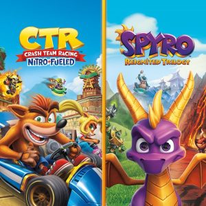 Portada del juego Crash™ Team Racing Nitro-Fueled + Spyro™ Game Bundle PS4