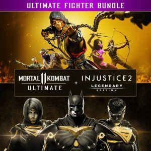 Portada del juego Mortal Kombat 11 Ultimate + Injustice 2 Leg. Edition Bundle