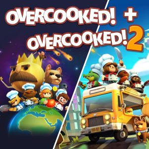 Portada del juego Overcooked! + Overcooked! 2 PS4
