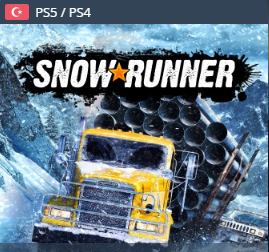 Portada del juego SnowRunner PS4-PS5 (TR)