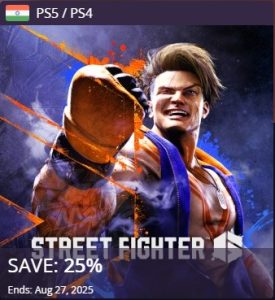 Portada del juego Street Fighter™ 6 Ps4-Ps5 (india)